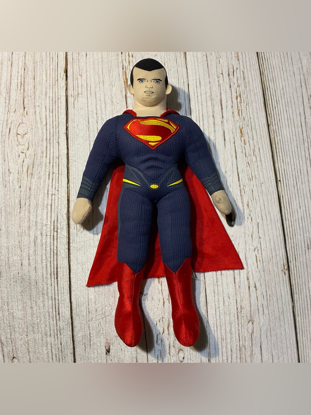 Superman Man of Steel Plush Toy Factory 17" 2013 Stuffed Animal DC Doll Figure